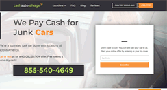 Desktop Screenshot of cashautosalvage.com