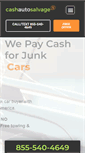 Mobile Screenshot of cashautosalvage.com